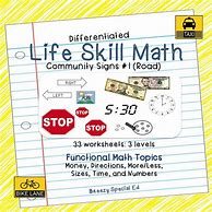 Image result for Life Skills Math Worksheets