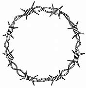 Image result for Barbed Wire Tattoo Outline