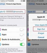 Image result for Sign Out of Apple ID