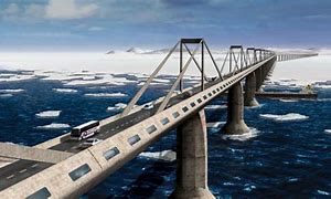 Image result for Russia Alaska Bridge