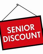 Image result for Senior Discount Sign Bussiness
