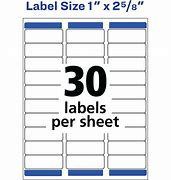 Image result for 1 X 2 5 8 Label Template