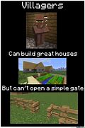 Image result for Minecraft Village Memes