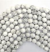 Image result for Howlite Faceted Beads