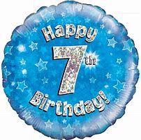 Image result for Happy 7th Birthday Balloons