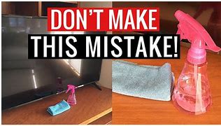 Image result for How to Clean TV Screen Safely