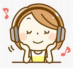 Image result for Girl Listening to Music Clip Art