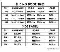 Image result for Screen Door Size Chart