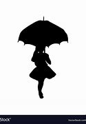 Image result for Lady with Umbrella Silhouette