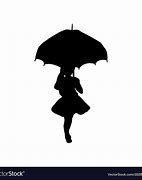 Image result for Silhouette Girl with an Umbrella and Boots
