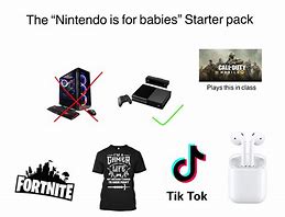 Image result for Nintendo Starter Pack Meme