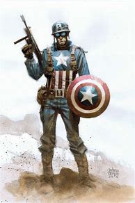 Image result for Captain America WW2 at a Bar