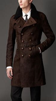 Image result for Brown Vest and Trench Coat Men