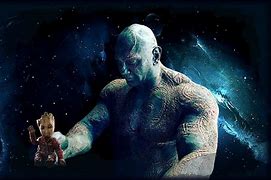 Image result for Drax and Baby Groot