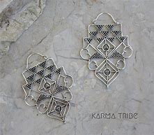 Image result for Geometric Tribal Earrings