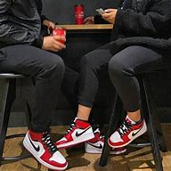 Image result for Matching Jordan's for Couples Prom