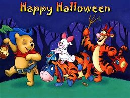 Image result for Winnie the Pooh Halloween Background