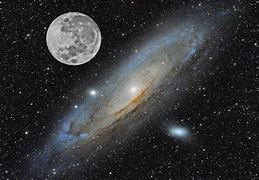 Image result for Andromeda Galaxy Moon
