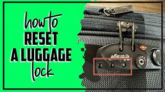 Image result for Bypass Luggage Lock