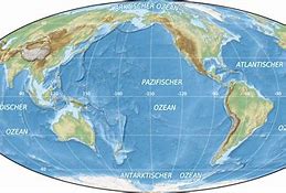 Image result for Map of World with Oceans