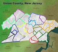 Image result for Union County New Jersey Map