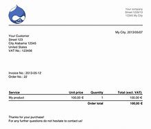 Image result for Free HTML Invoice Template