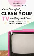 Image result for How to Clean Flat Screen TV without Streaks
