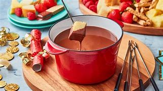 Image result for Chocolate Fondue Clip Art Black and White