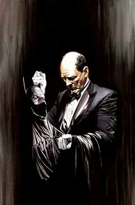 Image result for Alfred Pennyworth Monocle