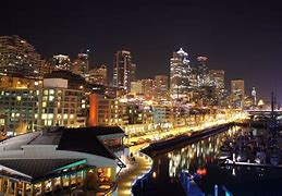 Image result for Downtown Seattle Night Wallpaper