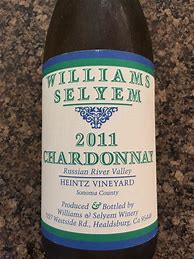 Image result for Williams Selyem Chardonnay Heintz