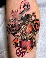 Image result for Cool Halloween Tattoo Drawings