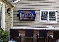 Image result for Outdoor TV On Siding