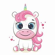 Image result for Cute Cartoon Baby Unicorn