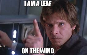 Image result for Leaf On the Wind Meme