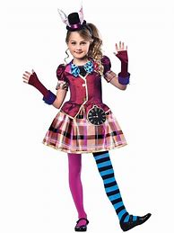 Image result for Alice in Wonderland Mad Hatter Girl Costume