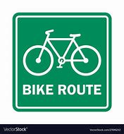 Image result for Bike Route Sign