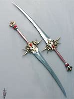 Image result for Double-Bladed Sword Anime