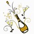 Image result for New Year's Champagne Bottle Clip Art