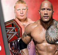 Image result for The Rock vs Brock Lesnar