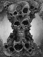 Image result for Cracked Skull Dark Wallpaper