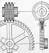 Image result for Worm Gear Drawing