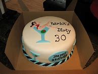 Image result for Black and Gold Dirty 30 Cake