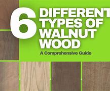 Image result for Types of Walnut Wood