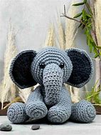 Image result for Crochet Elephant Chunky Free Pattern