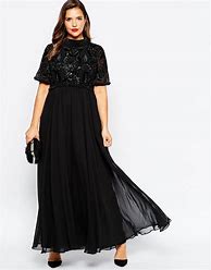 Image result for Black Bridesmaid Dresses Plus Size