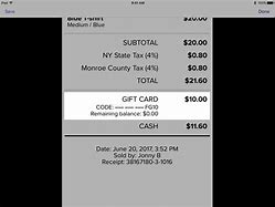 Image result for Gift Card Receipt