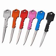 Image result for Key Shaped Keychain Pocket Knife