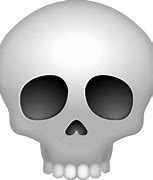 Image result for Skull and Bones Emoji with Black Background