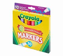 Image result for Crayola Markers Bold and Bright Color Names